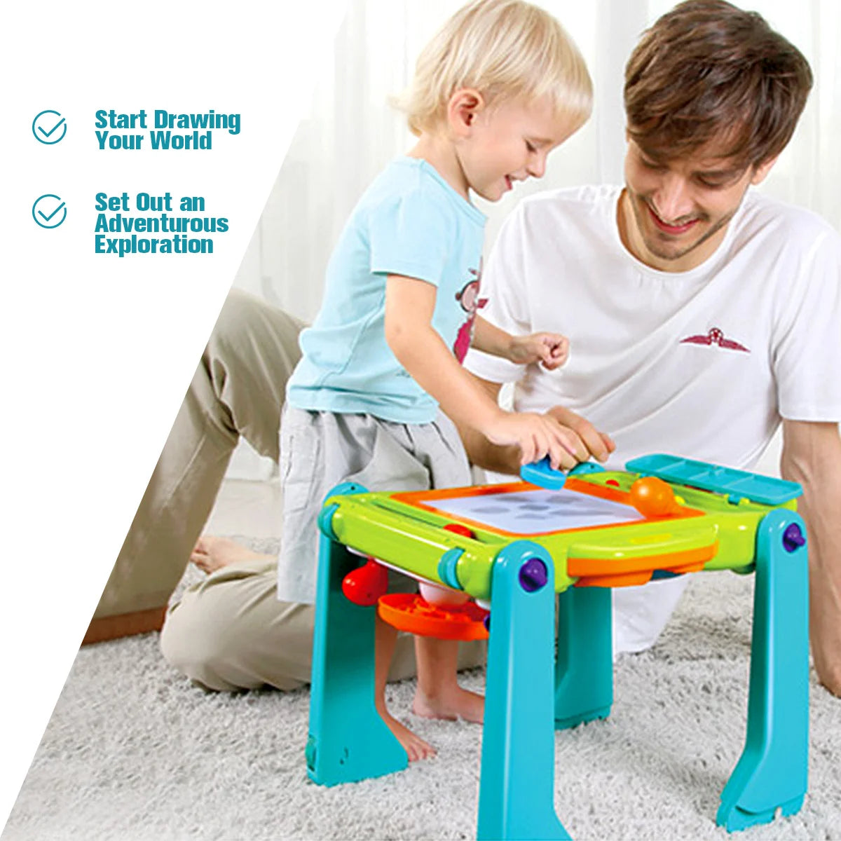 3 In1 Sit to Stand Learning Walker Kids Activity Center Toddlers Musical Toy